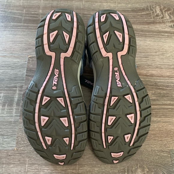 Teva — verra blue/grey/pink hiking sandals women’s 9 - Picture 5 of 5
